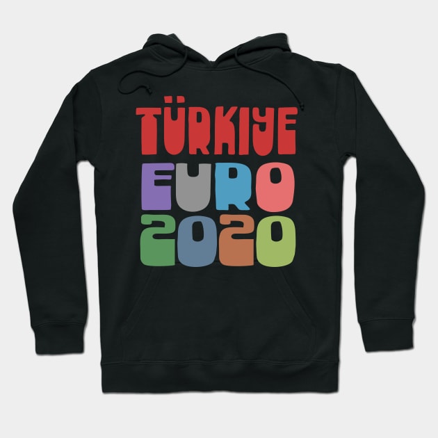 Türkiye / Turkey Euro 2020 FanArt Hoodie by DankFutura